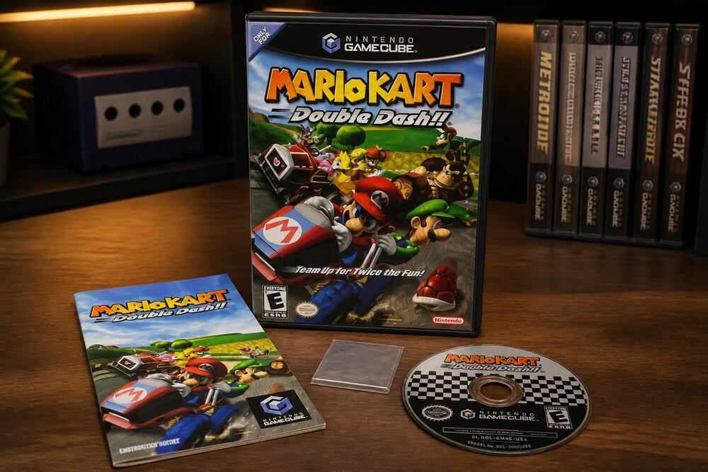 Nintendo GameCube, 2003 Mario Kart: Double Dash!! Complete Including MC